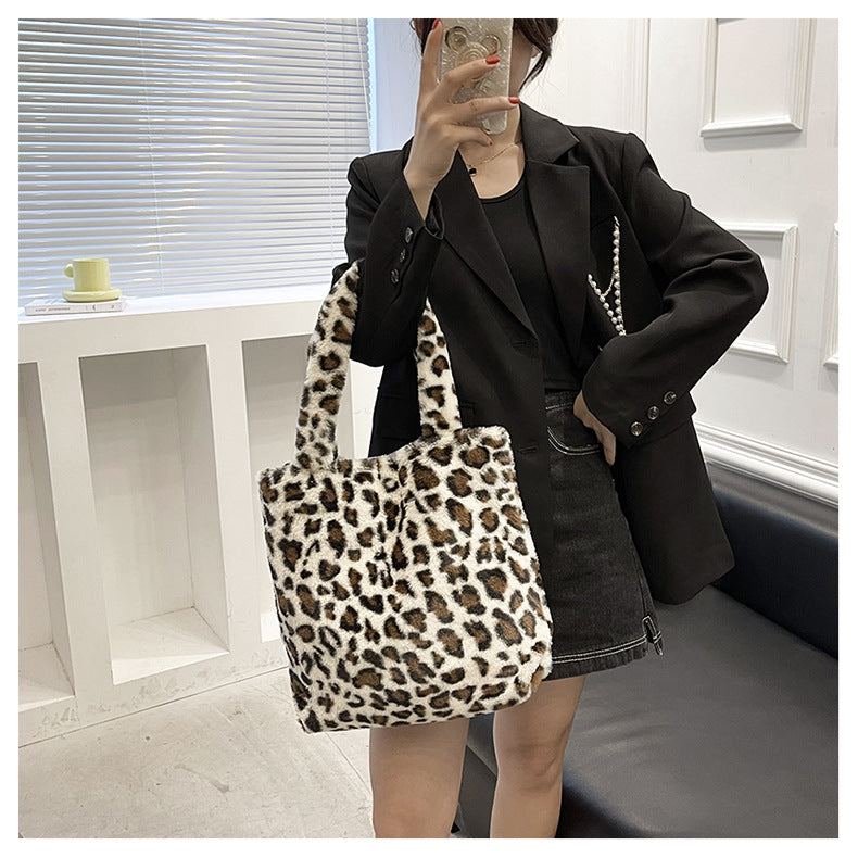 Women Leopard Print  Handbag